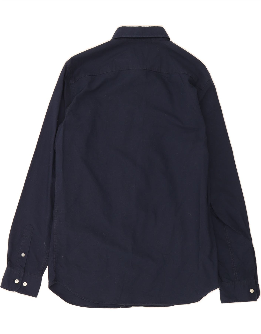 JACK & JONES Mens Shirt Medium Navy Blue Cotton Vintage Jack & Jones and Second-Hand Jack & Jones from Messina Hembry 