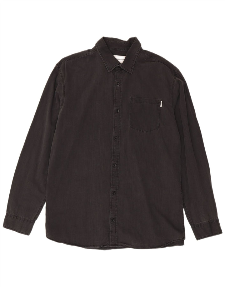 Jack & Jones muška traper košulja XL sivi pamuk
