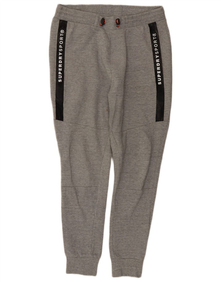 Superdry muške grafičke trenirke Hlače Joggers srednje sive boje