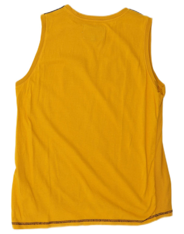 Champion Boys Graphic Vest Top 13-14 Years XL Žuti pamuk