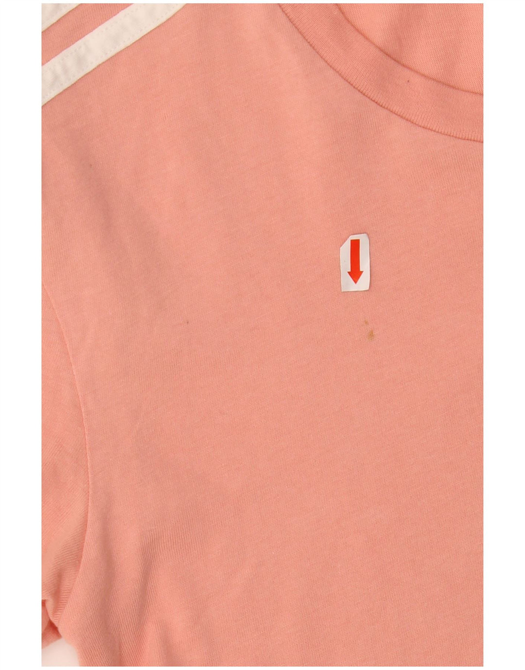 ADIDAS ženska prekomjerna majica kratkih rukava UK 6 XS, ružičasti pamuk