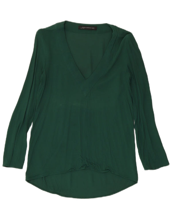 Zara ženska majica s dugim rukavima UK 6 XS Green