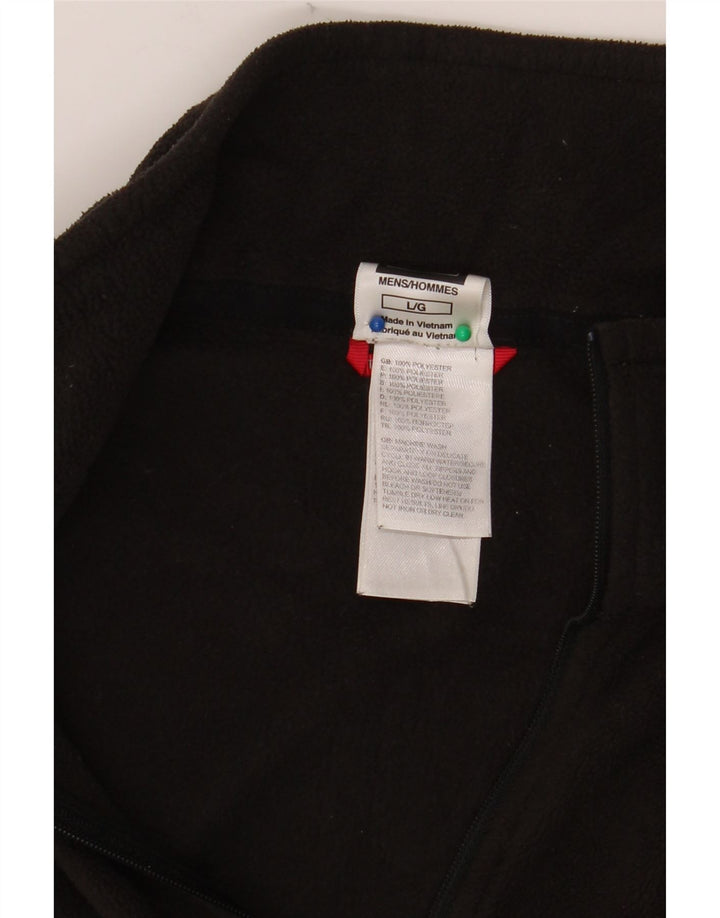 THE NORTH FACE Muški džemper od flisa s patentnim izrezom Veliki crni poliester