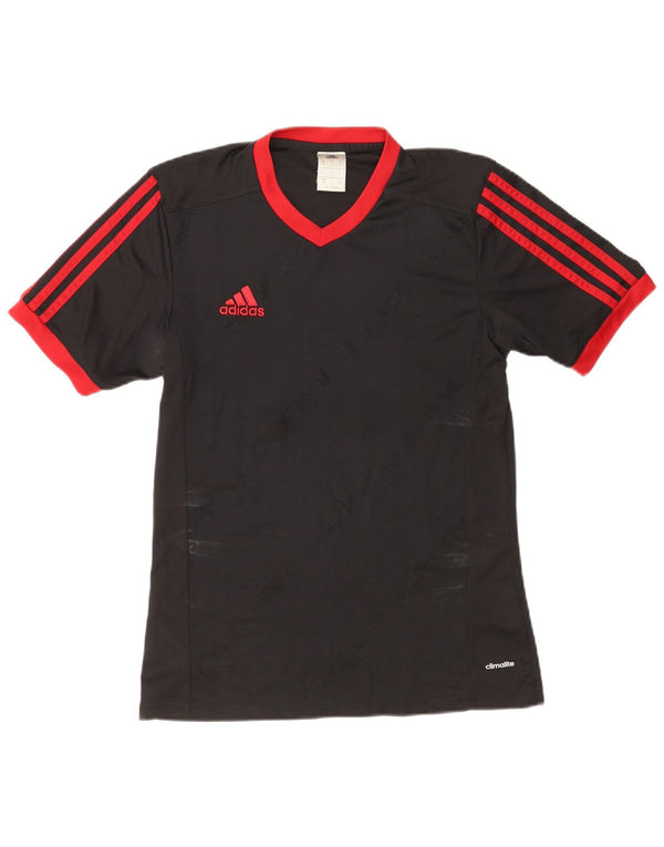 Adidas muška majica kratkih rukava Climalite na male crne pruge