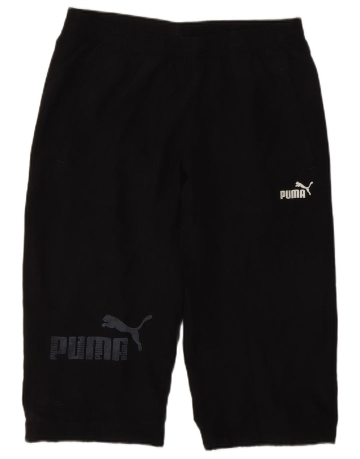 PUMA Boys Graphic Bermuda kratke hlače 13-14 godina crne poliesterske