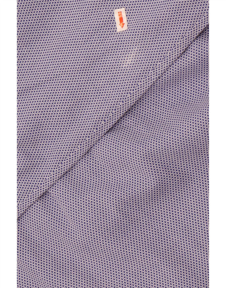 Boggi muška krojena košulja veličina 40 15 3/4 srednje plava geometrijski pamuk