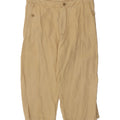 GAS Womens Capri Casual Trousers Large W34  Beige Vintage Gas and Second-Hand Gas from Messina Hembry 