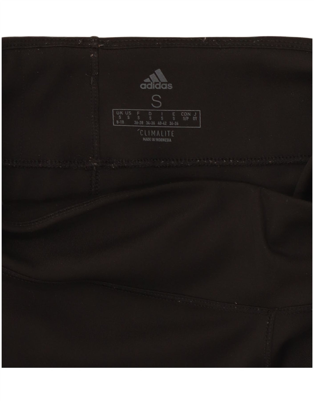 Adidas ženske tajice Climalite UK 8/10 male crne poliesterske