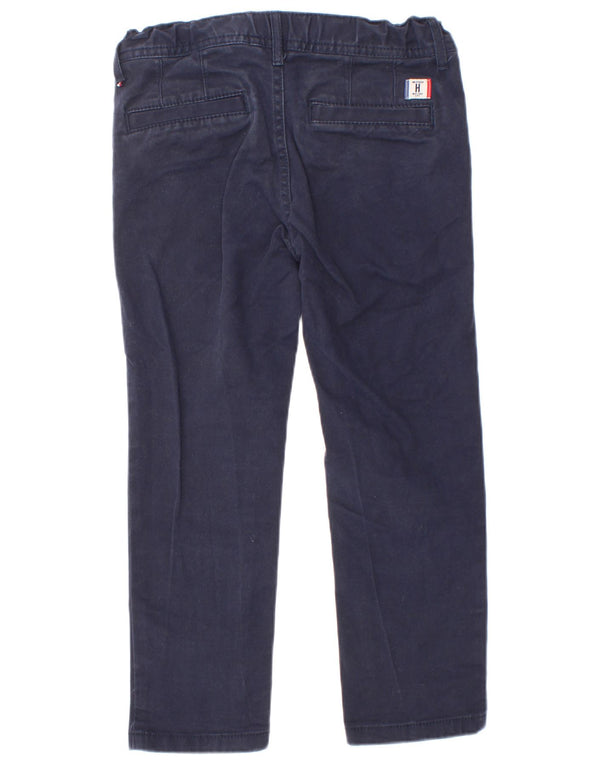 Ravne chino hlače Tommy Hilfiger za dječake 5-6 godina W22 L18 tamnoplave