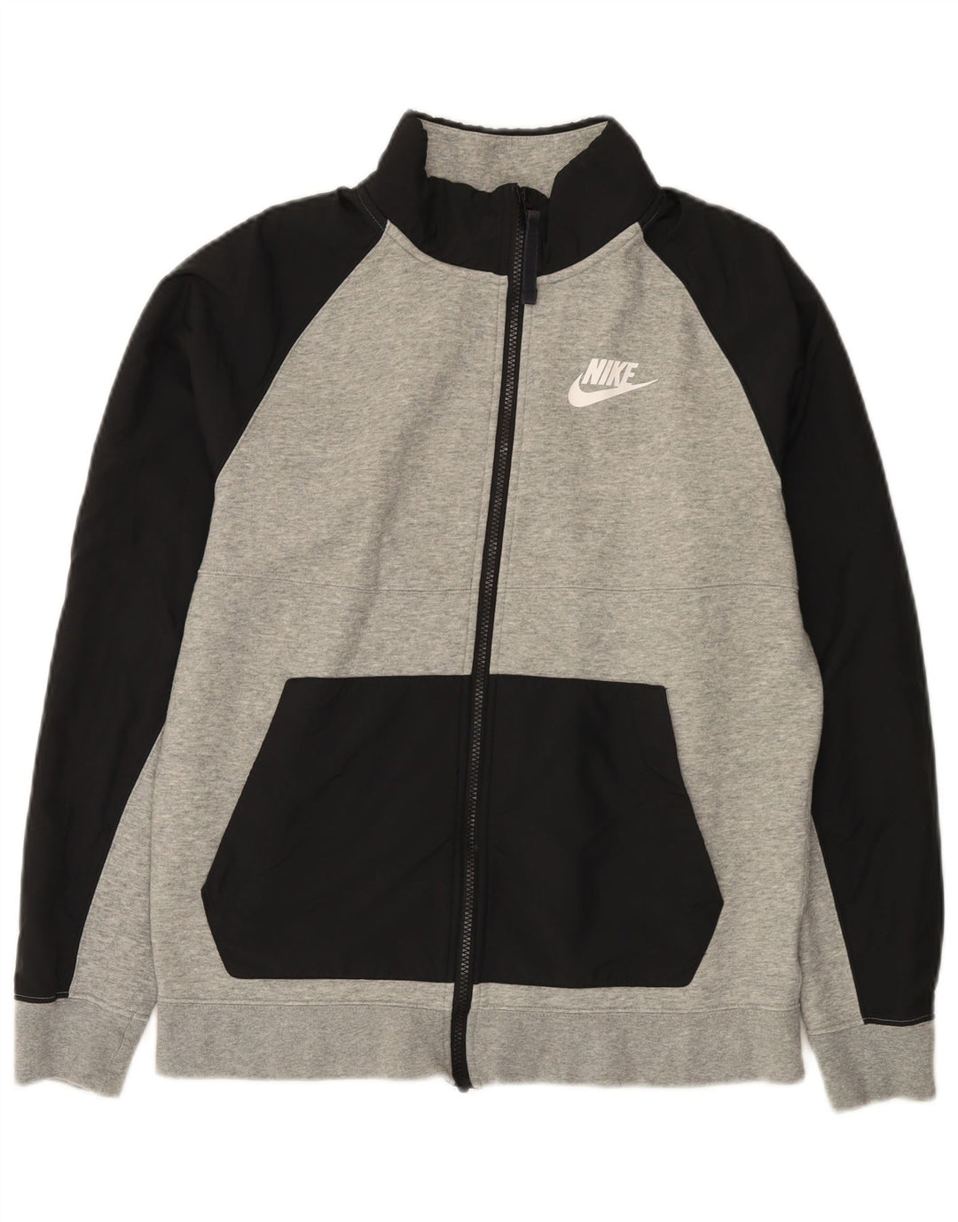 Nike Muška gornja jakna od trenirke Mala siva pamučna boja