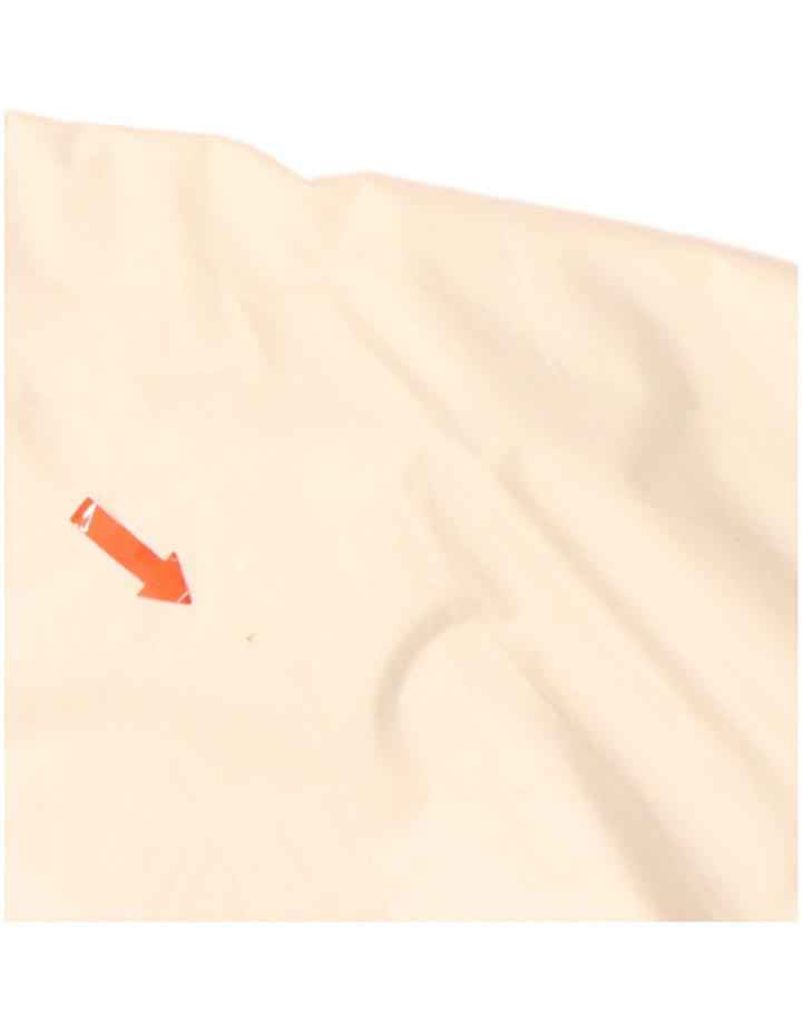 K-WAY Muška kišna jakna s kapuljačom iz 2000. UK 44 2XL bijeli poliamid u boji