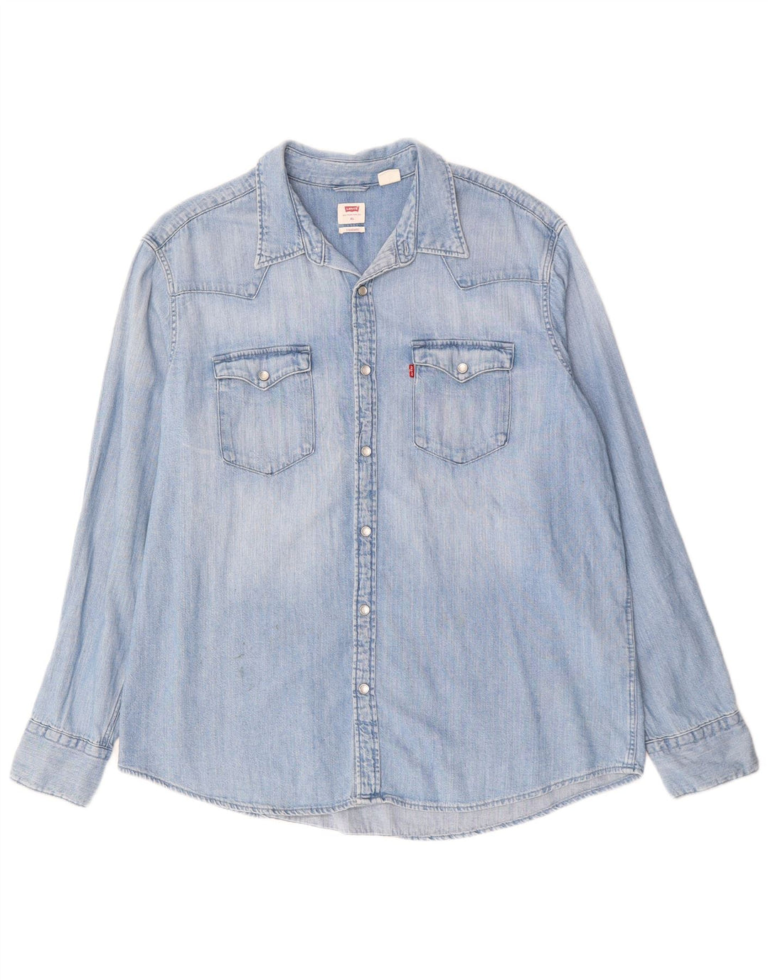 Levi's standardna muška traper košulja XL plavi pamuk