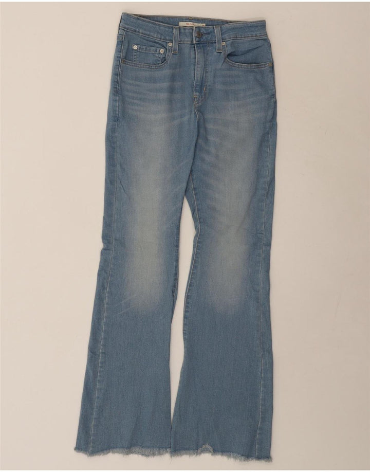 LEVI'S Ženske 724 lepršave traperice W28 L32 Plavi pamuk