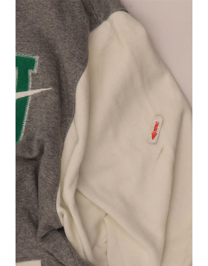 Nike muška gornja jakna s grafičkim motivima, mala siva, pamuk u blokovima boja