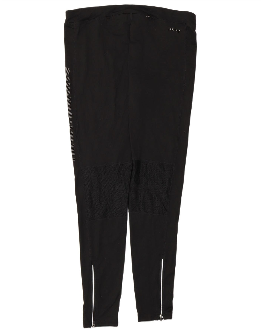 NIKE ženske Dri Fit grafičke tajice UK 18 XL crni poliester