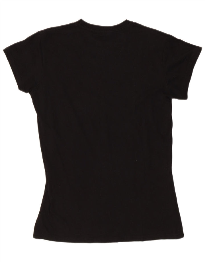 HARD ROCK CAFE Ženska majica kratkih rukava Vienna Graphic UK 14 Veliki crni pamuk