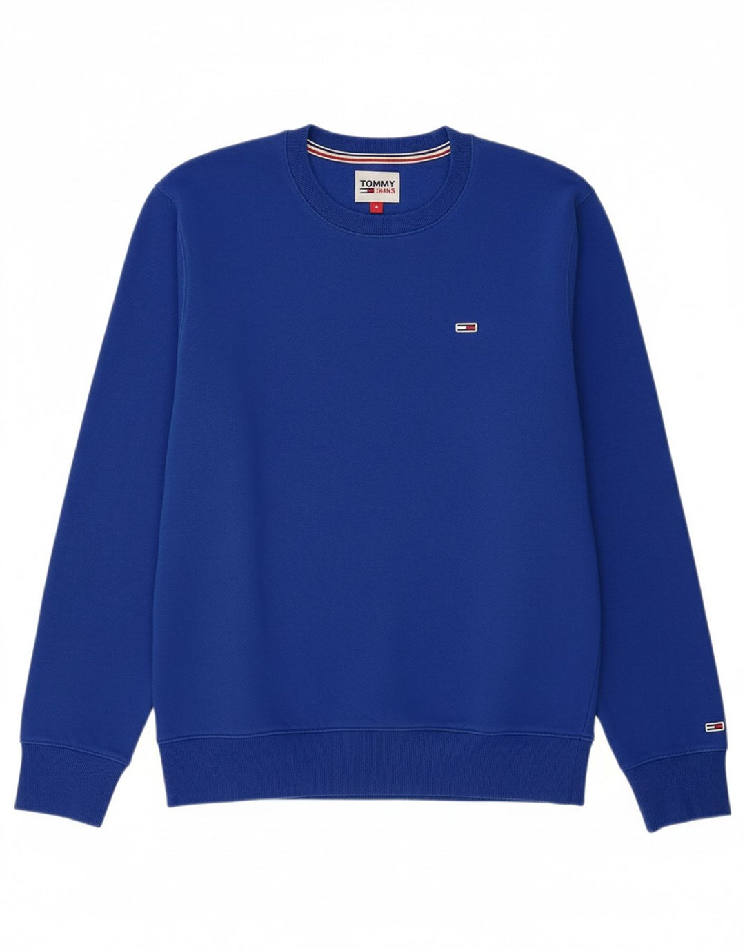 TOMMY HILFIGER Mens Sweatshirt Jumper Small Blue Cotton