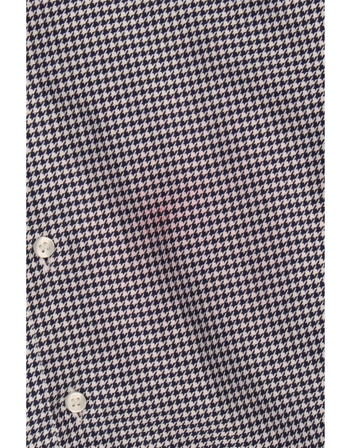 Calvin Klein muška košulja veličina 38 15 Srednje tamnoplava dizajnerska houndstooth majica
