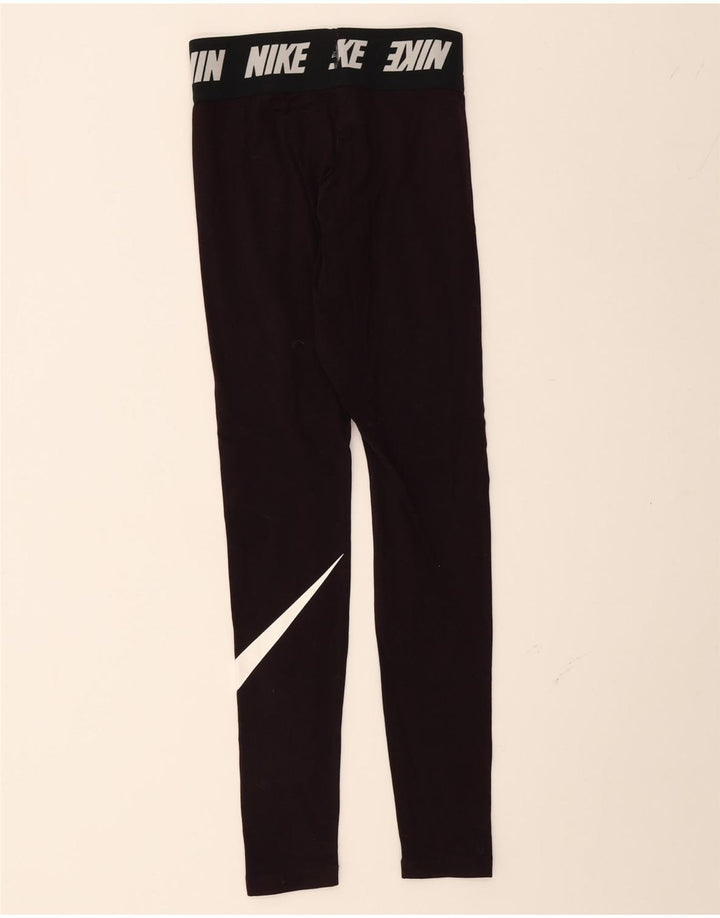 NIKE Womens Graphic Leggings UK 8 Small  Purple Vintage Nike and Second-Hand Nike from Messina Hembry 