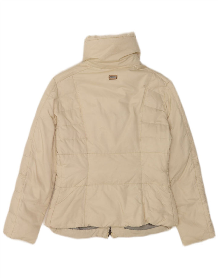 Trussardi ženska podstavljena jakna IT 46 Large Off White Cotton