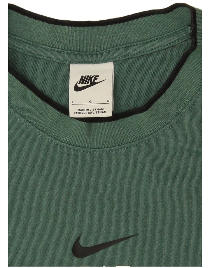 Nike muška majica kratkih rukava velika zelena pamuk