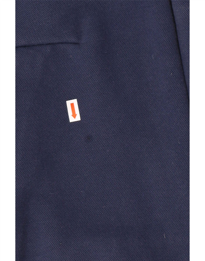 ADIDAS ženski pulover s kapuljačom na patentni zatvarač UK 12/14 srednje tamnoplavi pamuk