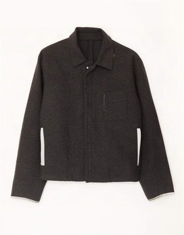 Piero Gazzarrini Mens Bomber Jacket UK 40 Large Grey Colourblock