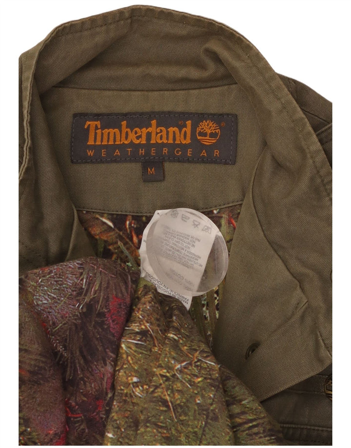 TIMBERLAND Ženska vojna jakna UK 12 Srednji kaki pamuk