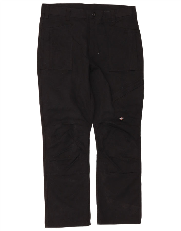 Dickies muške ravne kargo hlače W36 L32 crni poliester