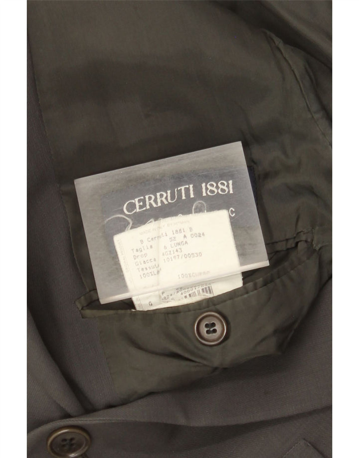 Cerruti 1881 Muška jakna sa 3 gumba IT 52 XL Black Cupro