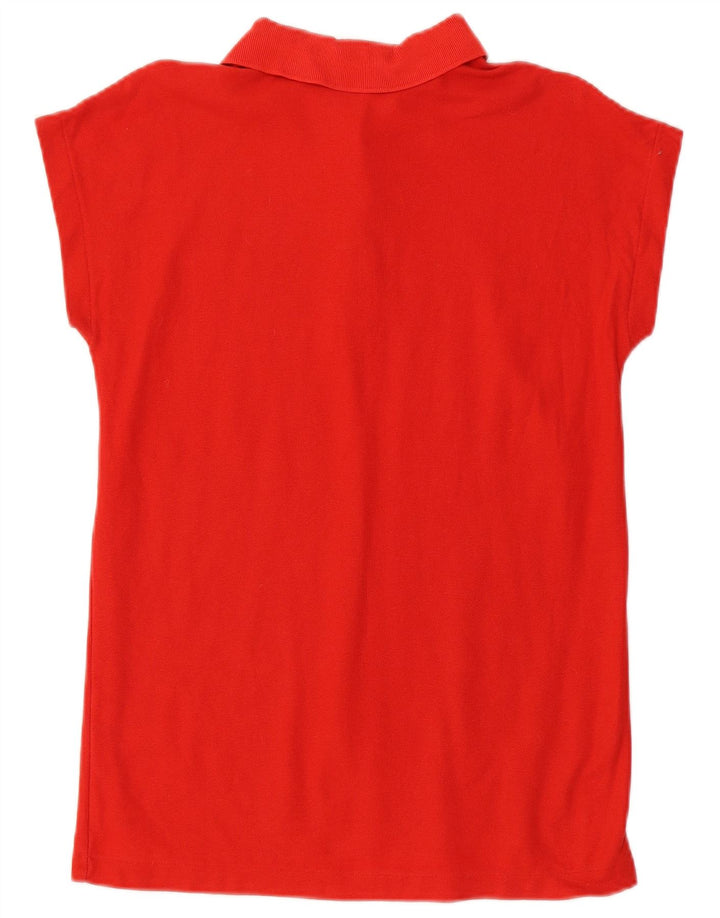 FILA Womens Polo Shirt IT 46 Large Red Cotton