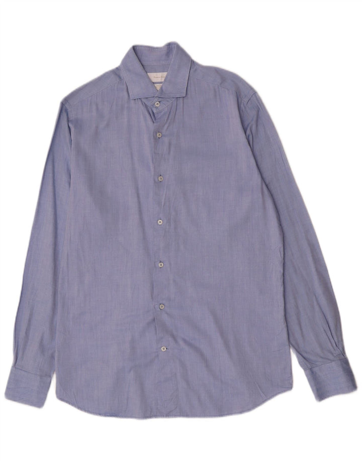 Massimo Dutti muška košulja EU 40 15 1/2 srednje plavi pamuk