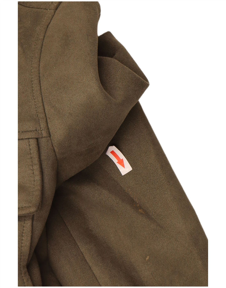 Marks & Spencer ženska bomber jakna UK 10 mali kaki poliester