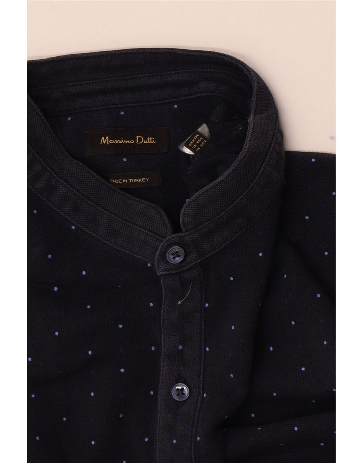 Massimo Dutti muška polo majica XL tamnoplava na točkice