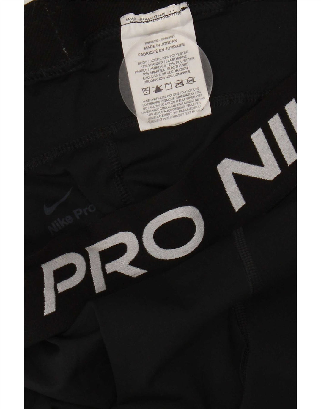 Nike ženske grafičke tajice UK 18 XL crni poliester