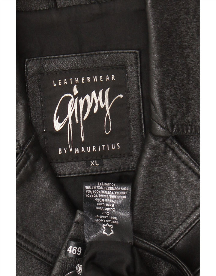 GIPSY BY MAURITIUS Muška kožna jakna XL crna koža
