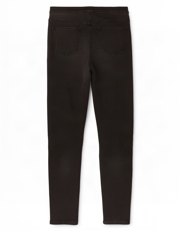 Marks & Spencer ženske jegging traperice UK 14 srednje W30 L29 crni pamuk