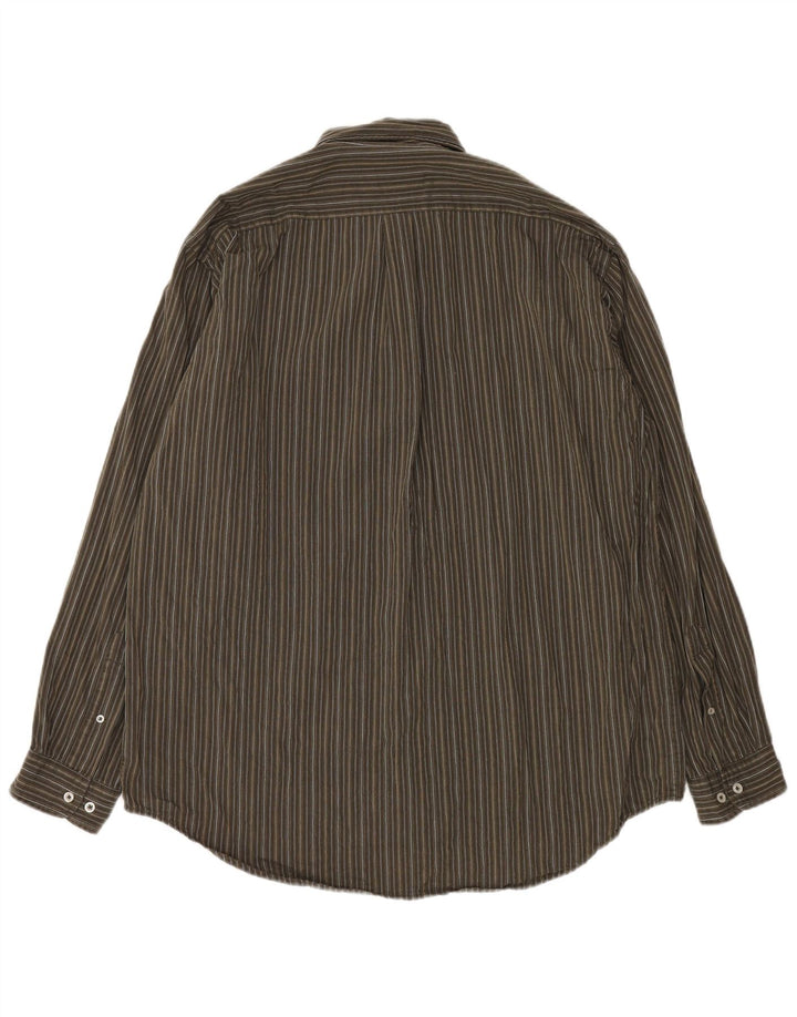 Marlboro klasična muška košulja 2XL kaki pamuk na pruge