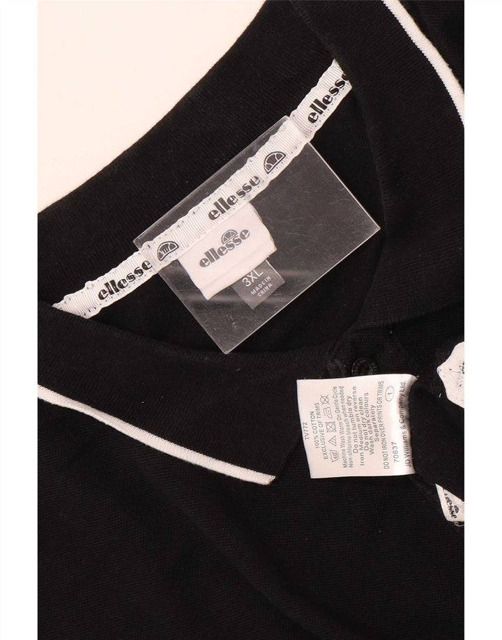 Ellesse muška polo majica 3XL crni pamuk