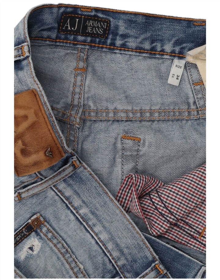 ARMANI Muške ravne traperice W34 L30 Plave