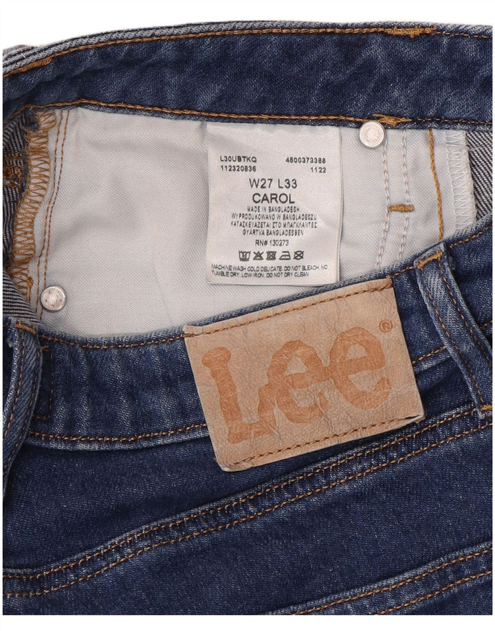 Lee ženske uske traperice Carol W27 L29 plavi pamuk