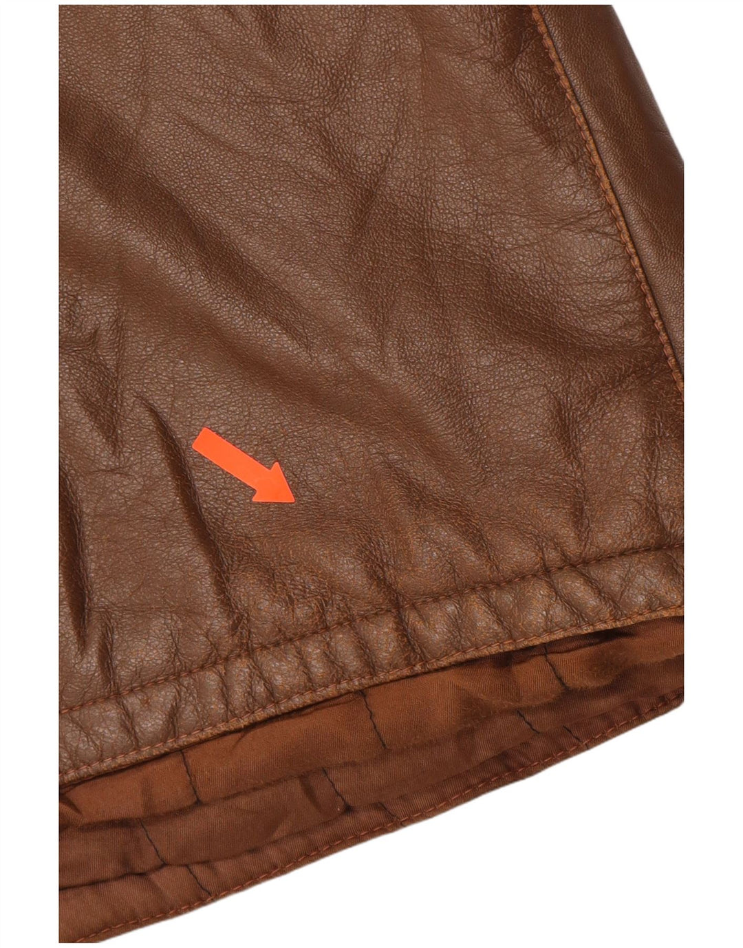 VINTAGE muška kožna jakna IT 52 XL smeđa