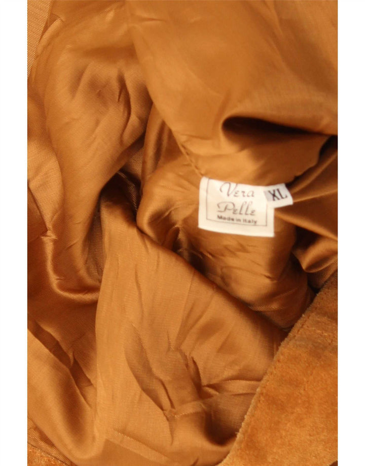 Vintage muška antilop jakna UK 42 XL bež koža