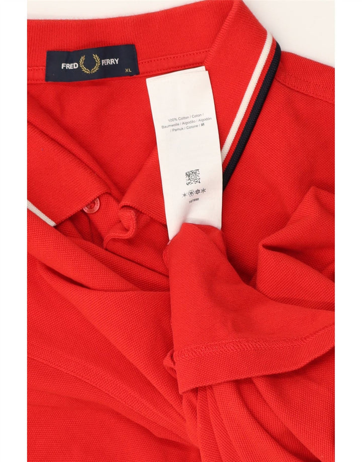 Fred Perry muška polo majica XL crveni pamuk