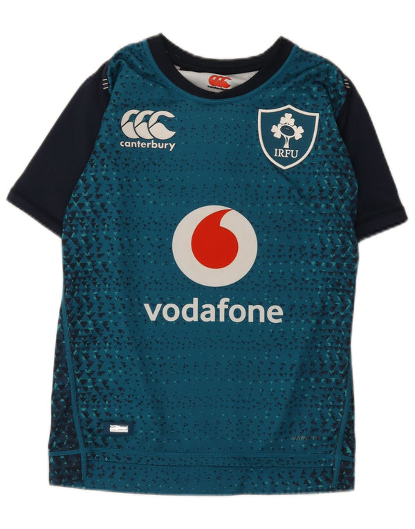 Canterbury Boys IRFU Graphic T-Shirt Top 11-12 Years Green Poliester