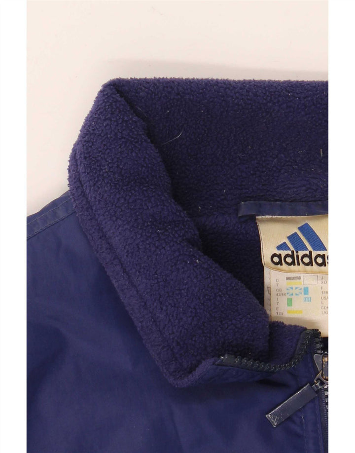 Adidas muška bomber jakna UK 42/44 veliki plavi poliamid