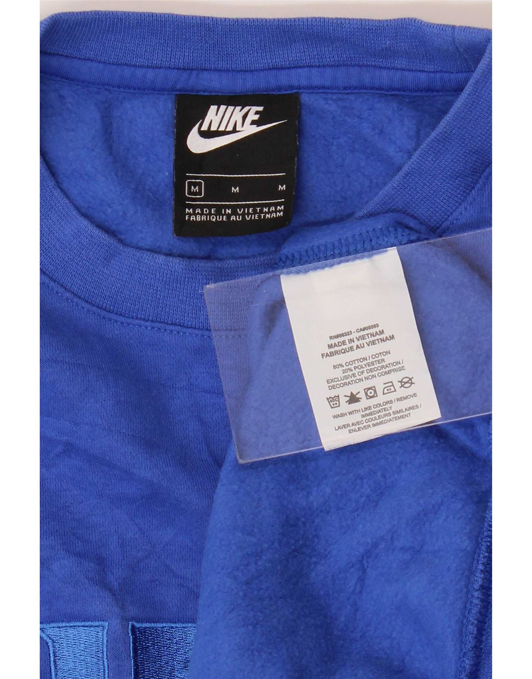 Nike muška majica s grafičkim motivima srednje plavi pamuk