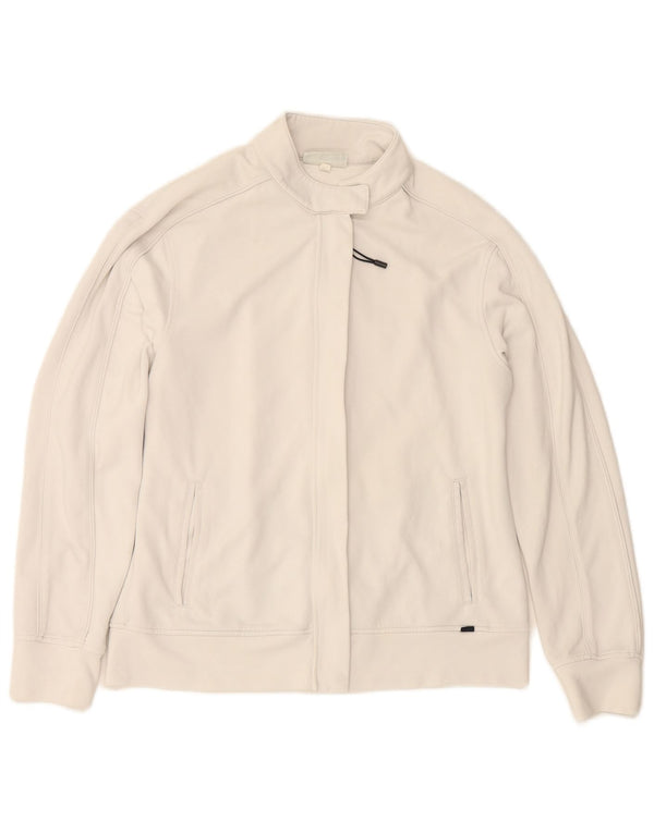 ASICS ženska gornja jakna za trenirku UK 14 veliki bijeli poliamid