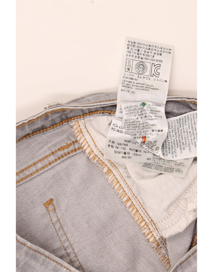 LEVI'S ženske uske traperice 535 Legging W30 L32 Sivi pamuk