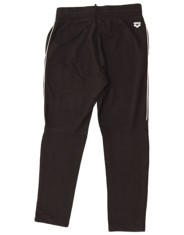 Arena Mens Tracksuit Trousers Large Black Cotton